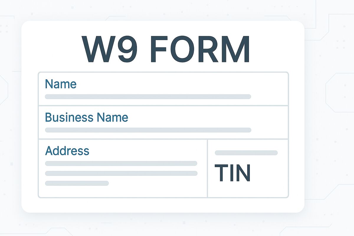 Sample w9_form document